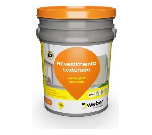 Weber plast llaneado fino x 30 kg. 