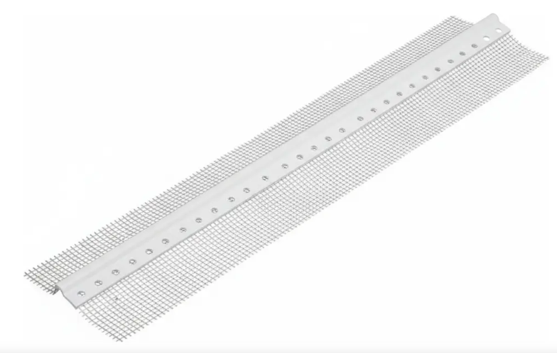 Cantonera pvc con malla fibra de vidrio 2.50 mts.