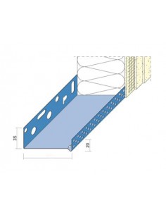 Webertherm perfil arranque 3 cm caja x 10 unid.