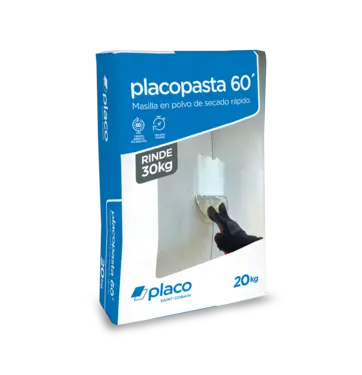Placopasta 60 masilla secado rapido x 20 kg (63)
