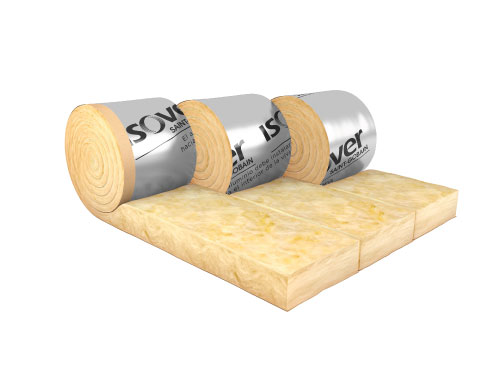 ISOVER ROLLO FIELTRO ROLAC PLATA MURO (3 X0.40X8.00)  70 MM (9.60M2) P18